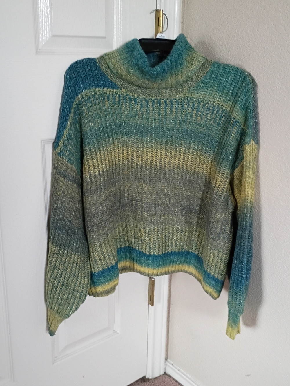 Old Navy Ombre Shaker-Stitch Turtleneck Sweater